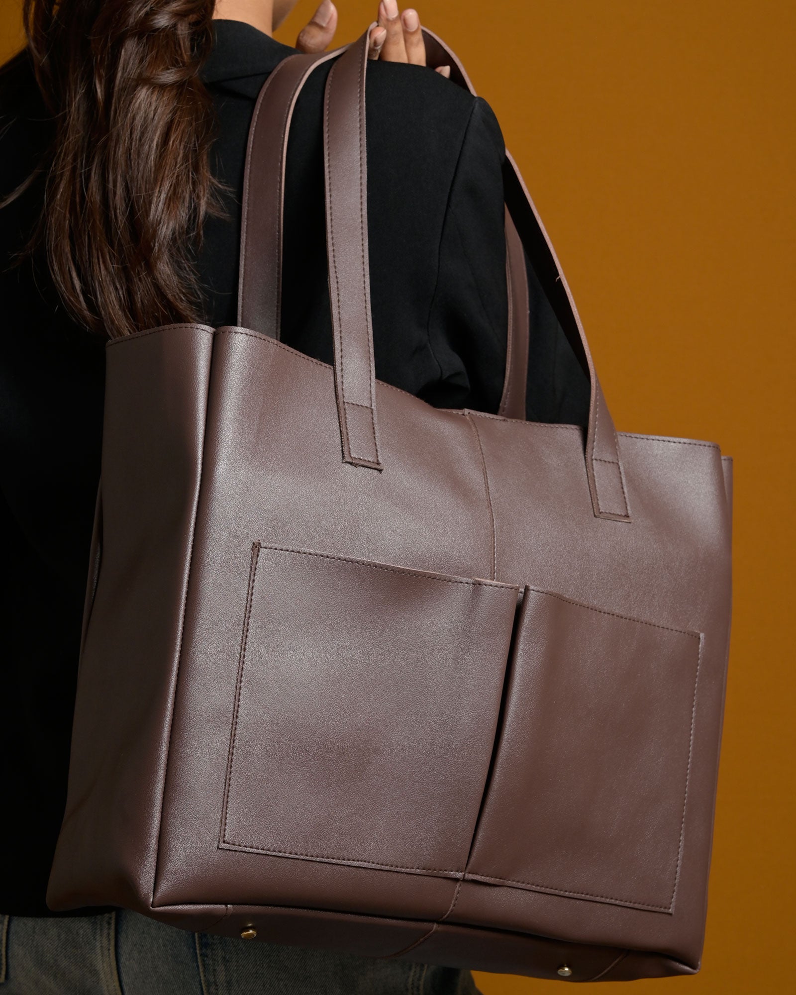 Bare Tote Bag - Brown