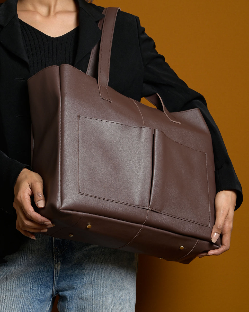 Bare Tote Bag - Brown