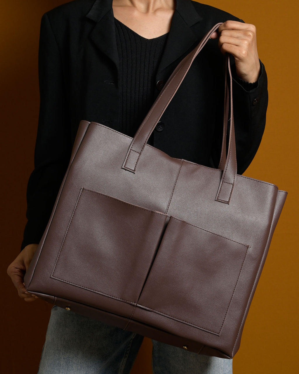 Bare Tote Bag - Brown