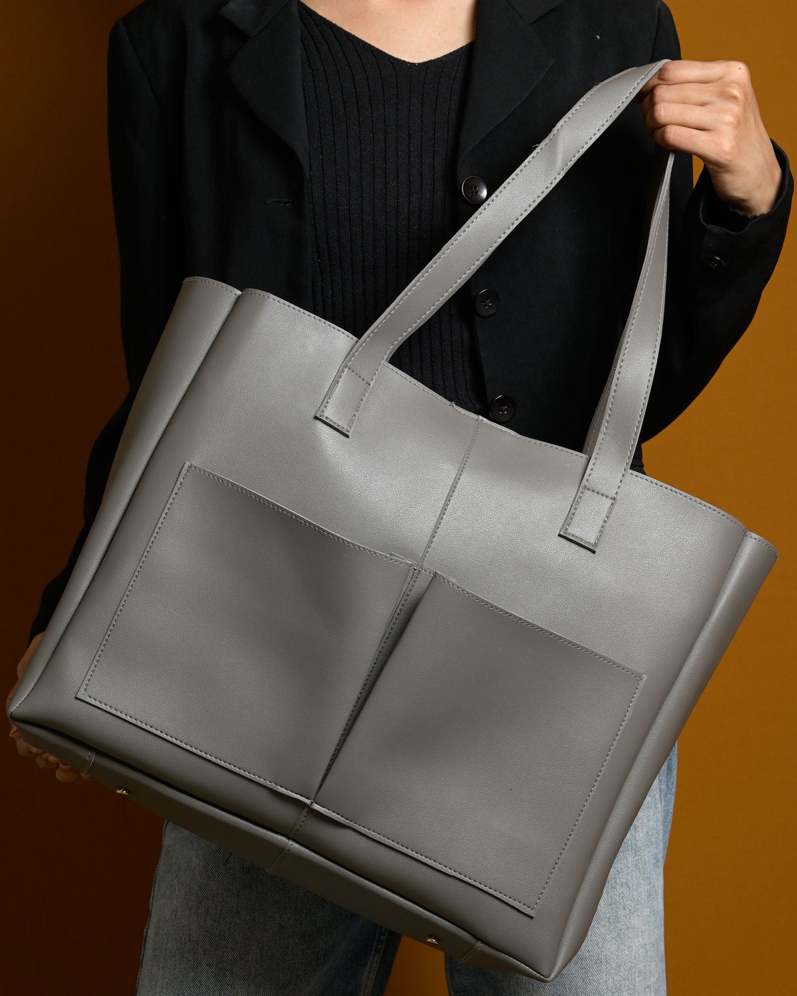 Bare Tote Bag - Grey