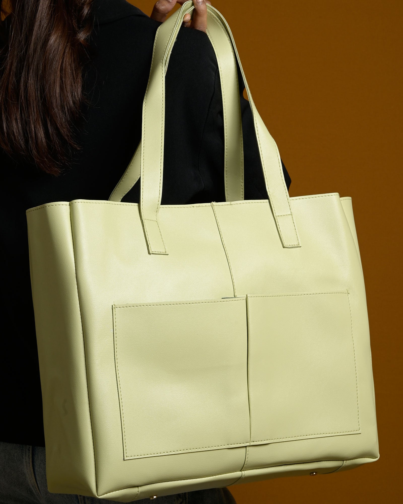 Bare Tote Bag - Lime Green