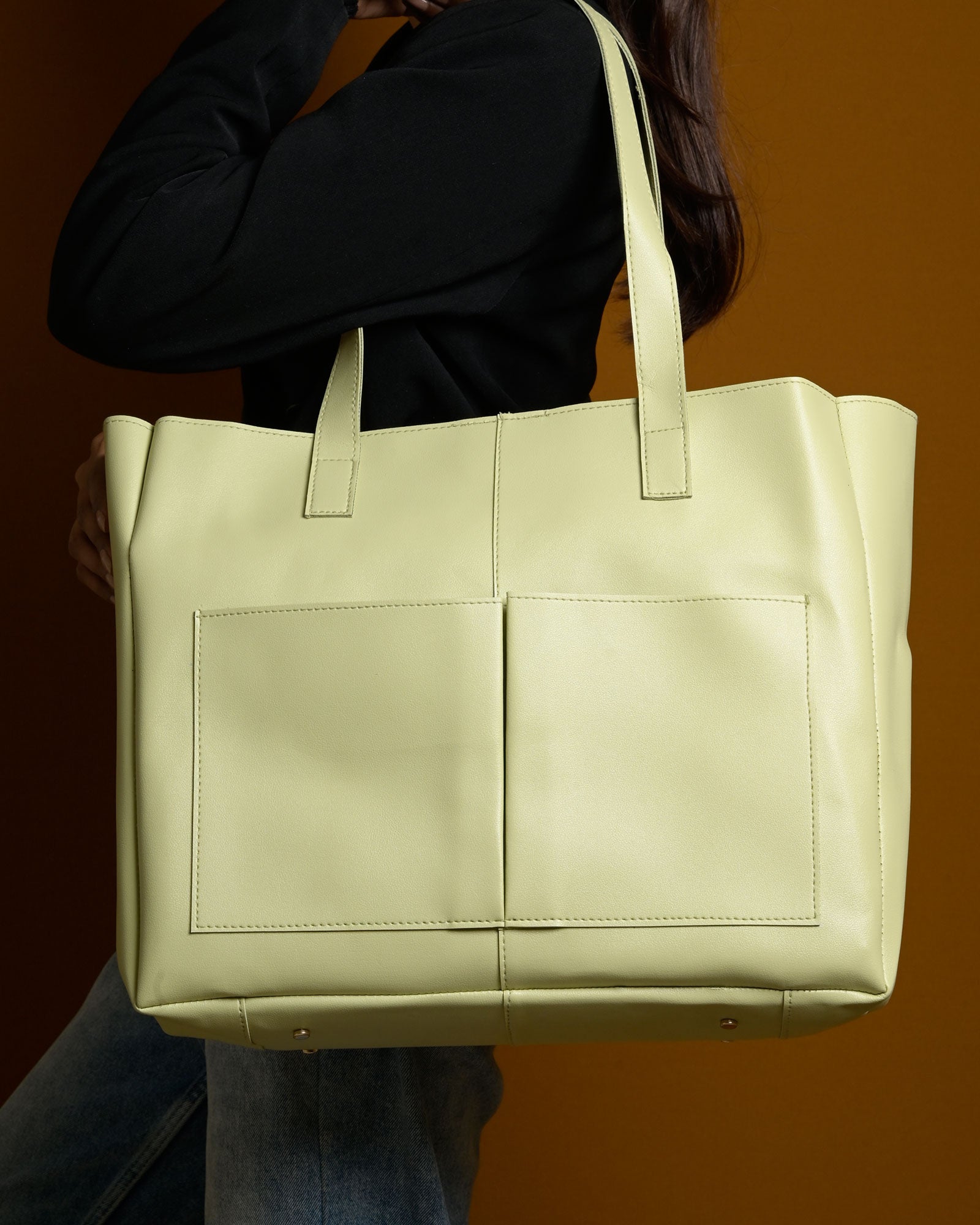 Bare Tote Bag - Lime Green