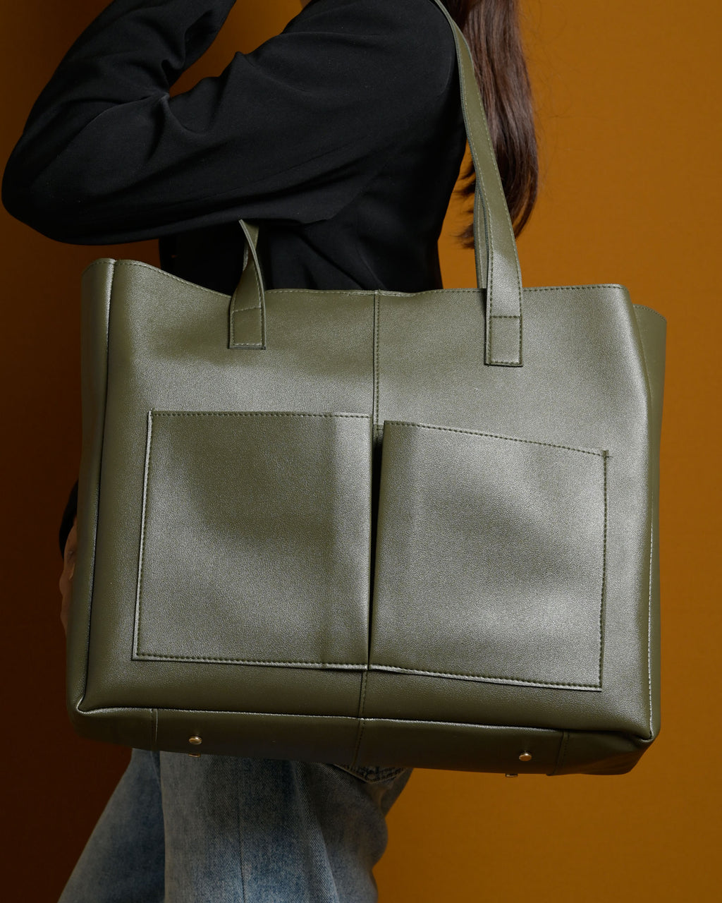 Bare Tote Bag - Olive Green
