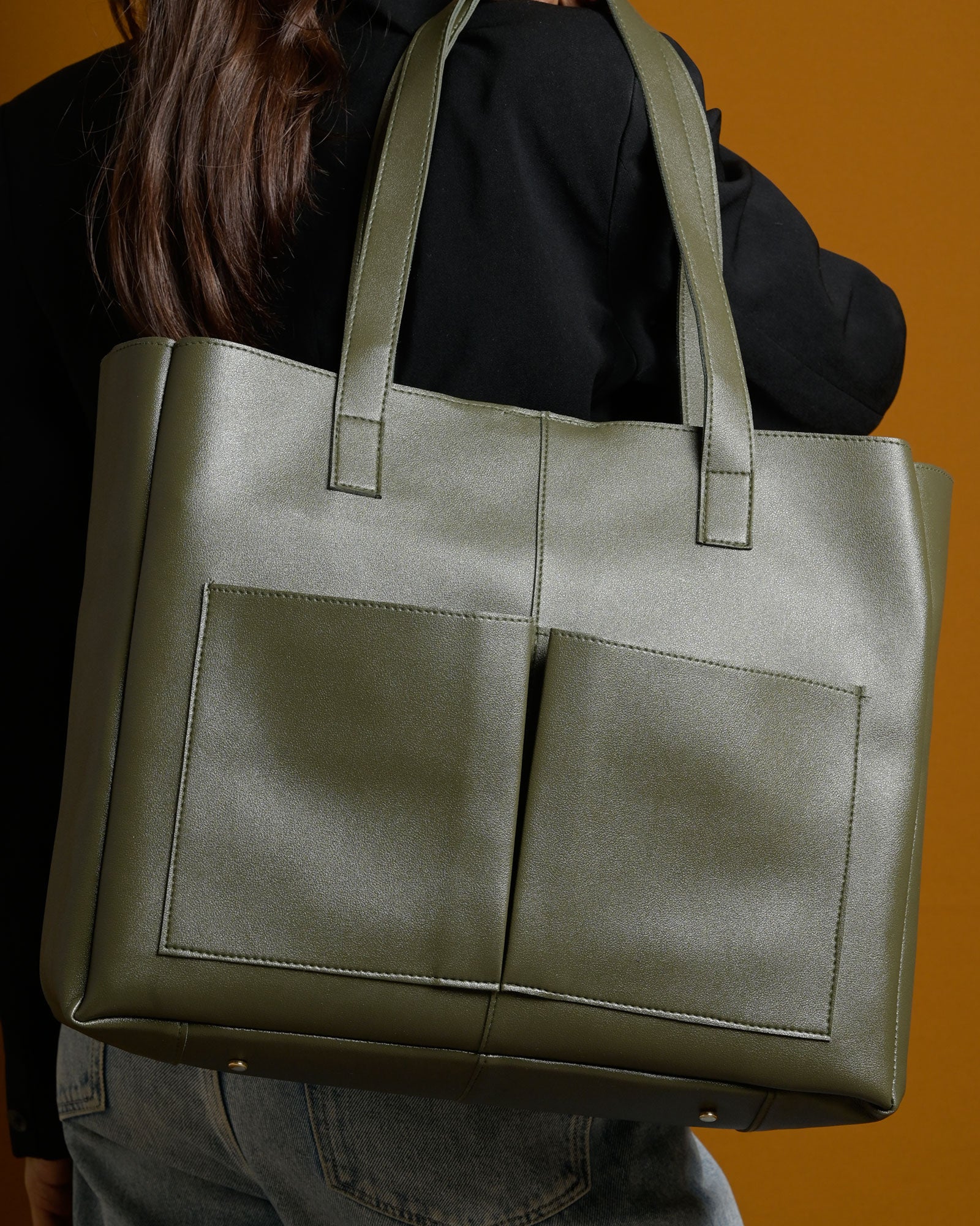 Bare Tote Bag - Olive Green