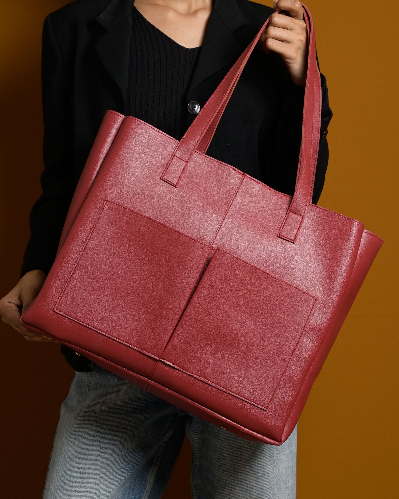 Bare Tote Bag - Red