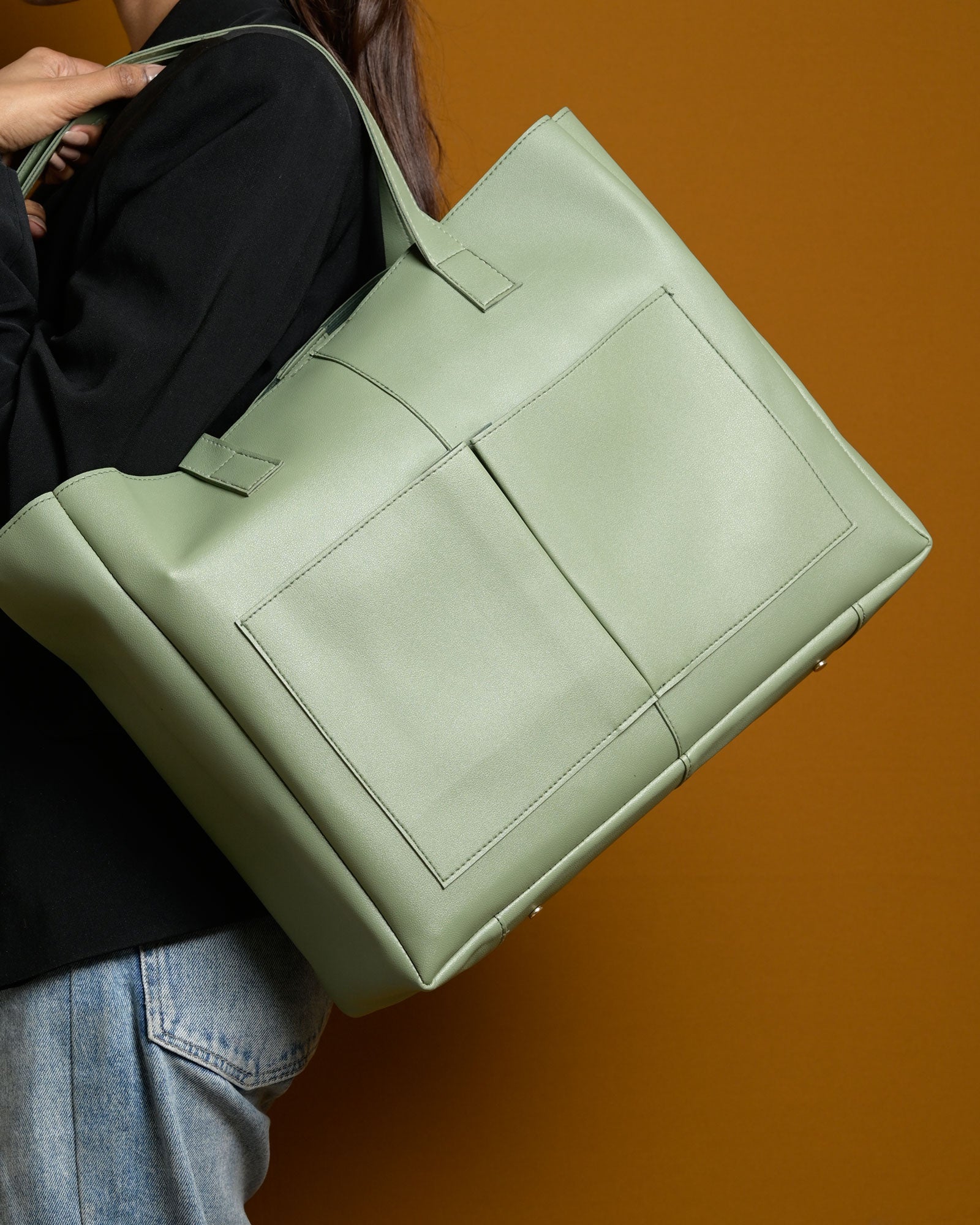 Bare Tote Bag - Sage Green