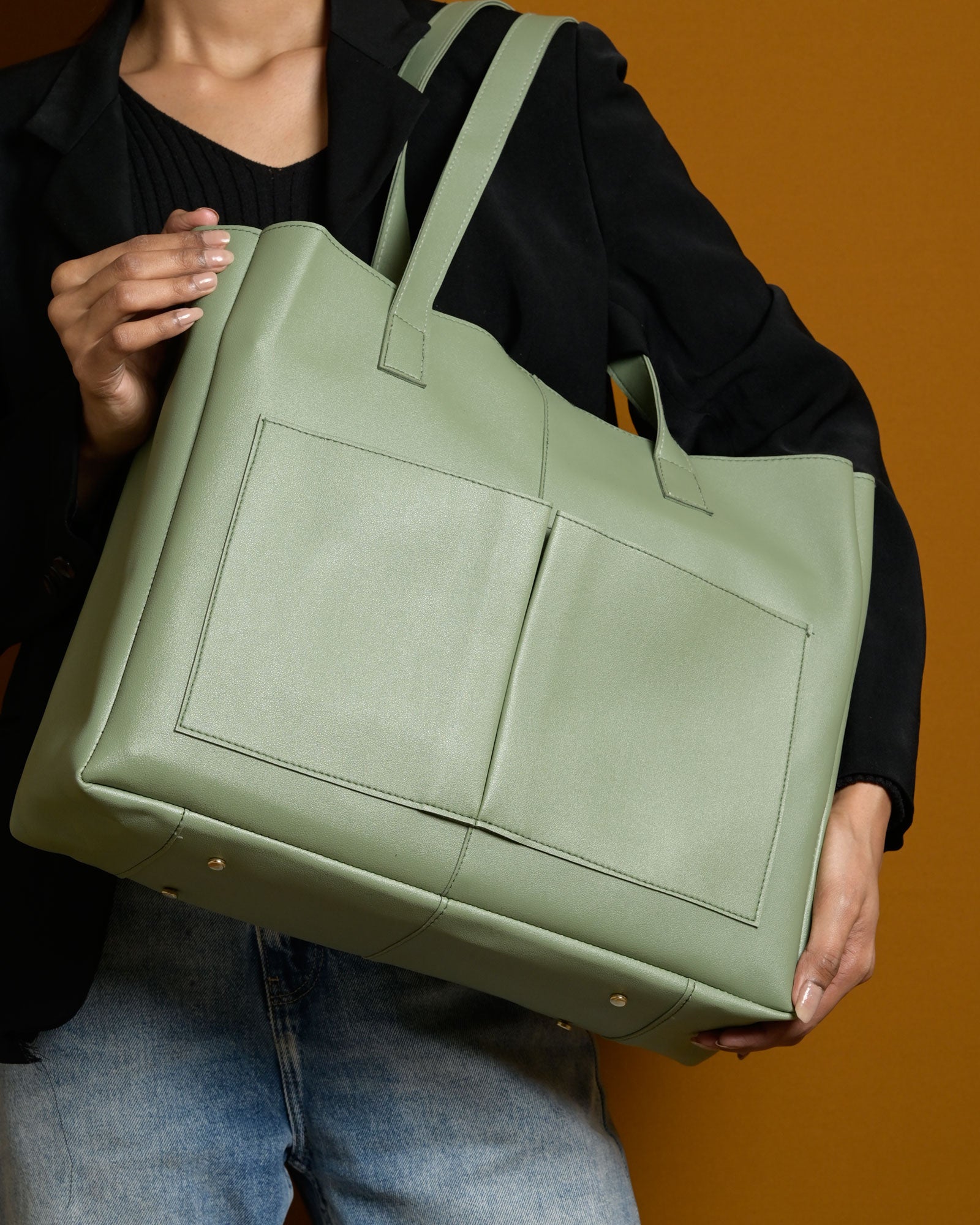Bare Tote Bag - Sage Green