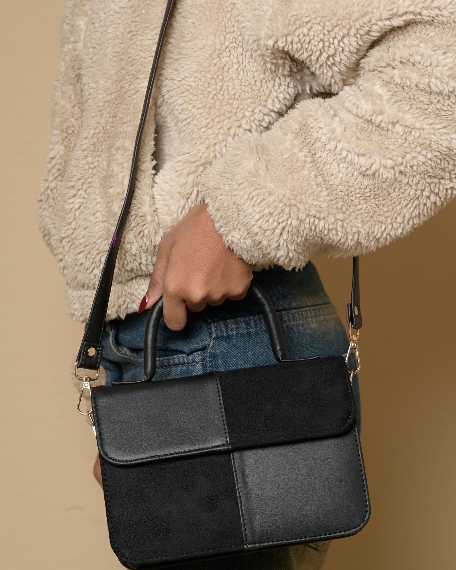 ColorBlock Mini Bag - Black