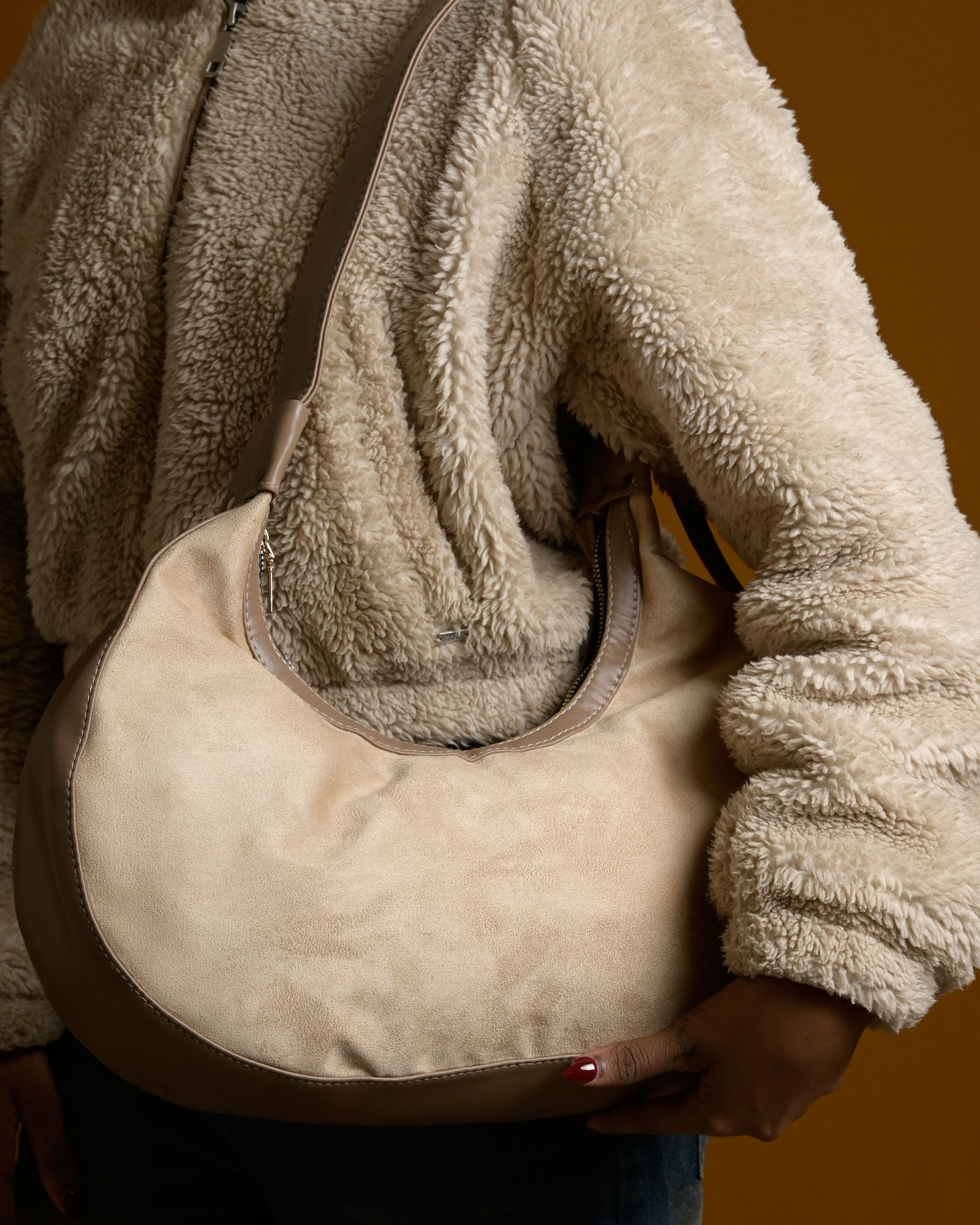 Crescent Shoulder Bag - Ivory