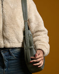 Crescent Shoulder Bag - Olive Green