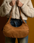 Crescent Shoulder Bag - Tan