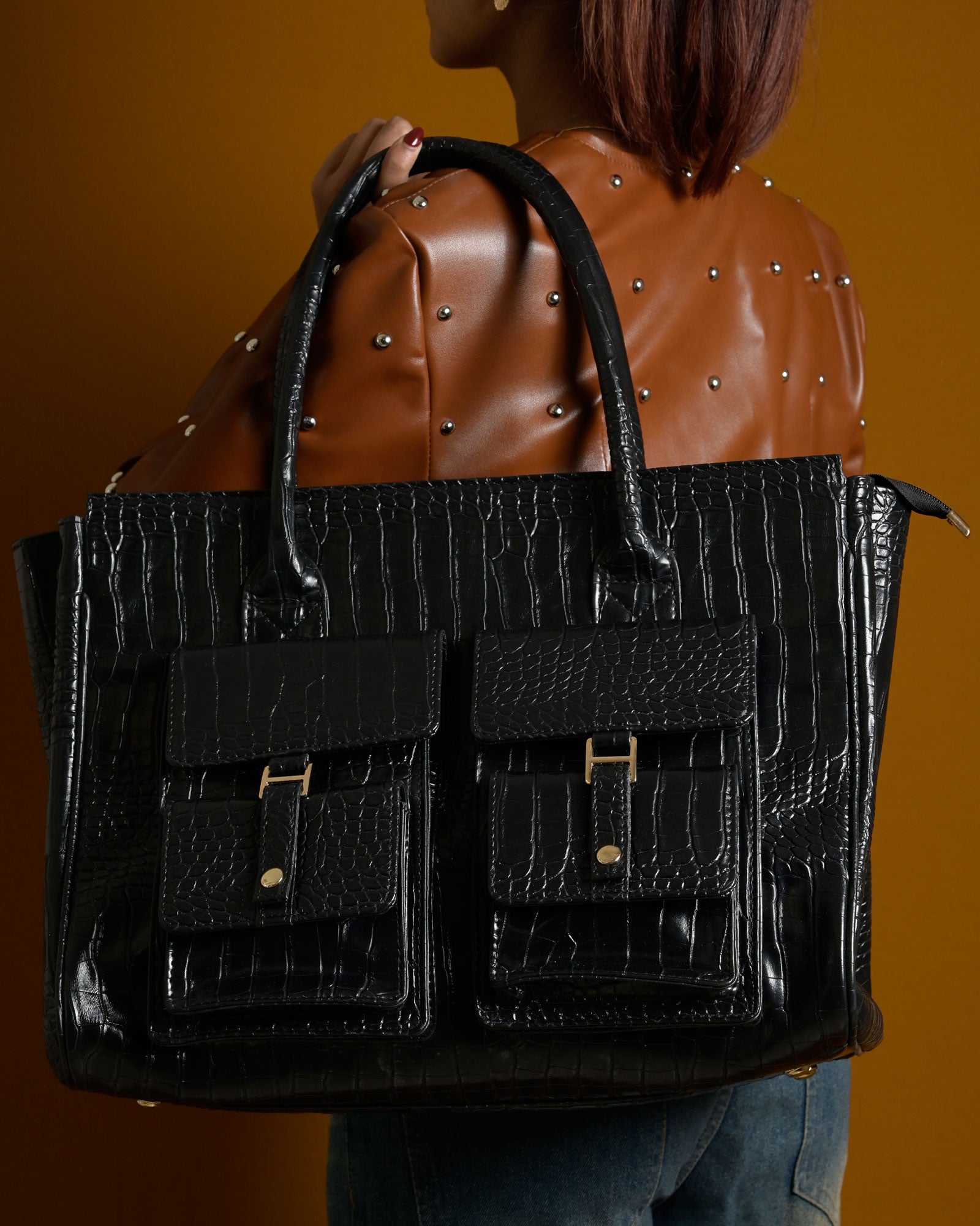 Crimson Structure Bag - Black