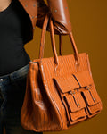 Crimson Structure Bag - Tan