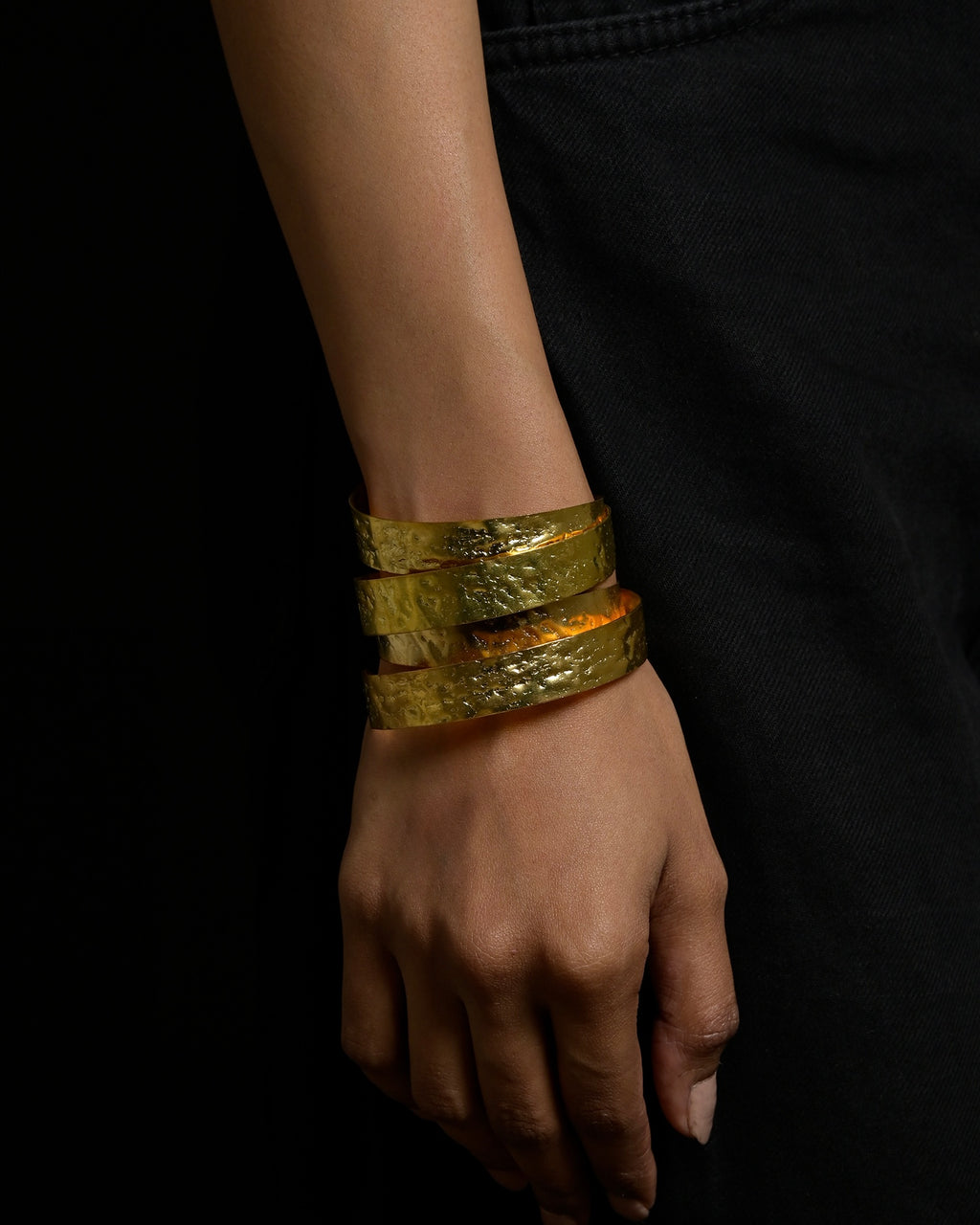 Epoque Gilded Cuff