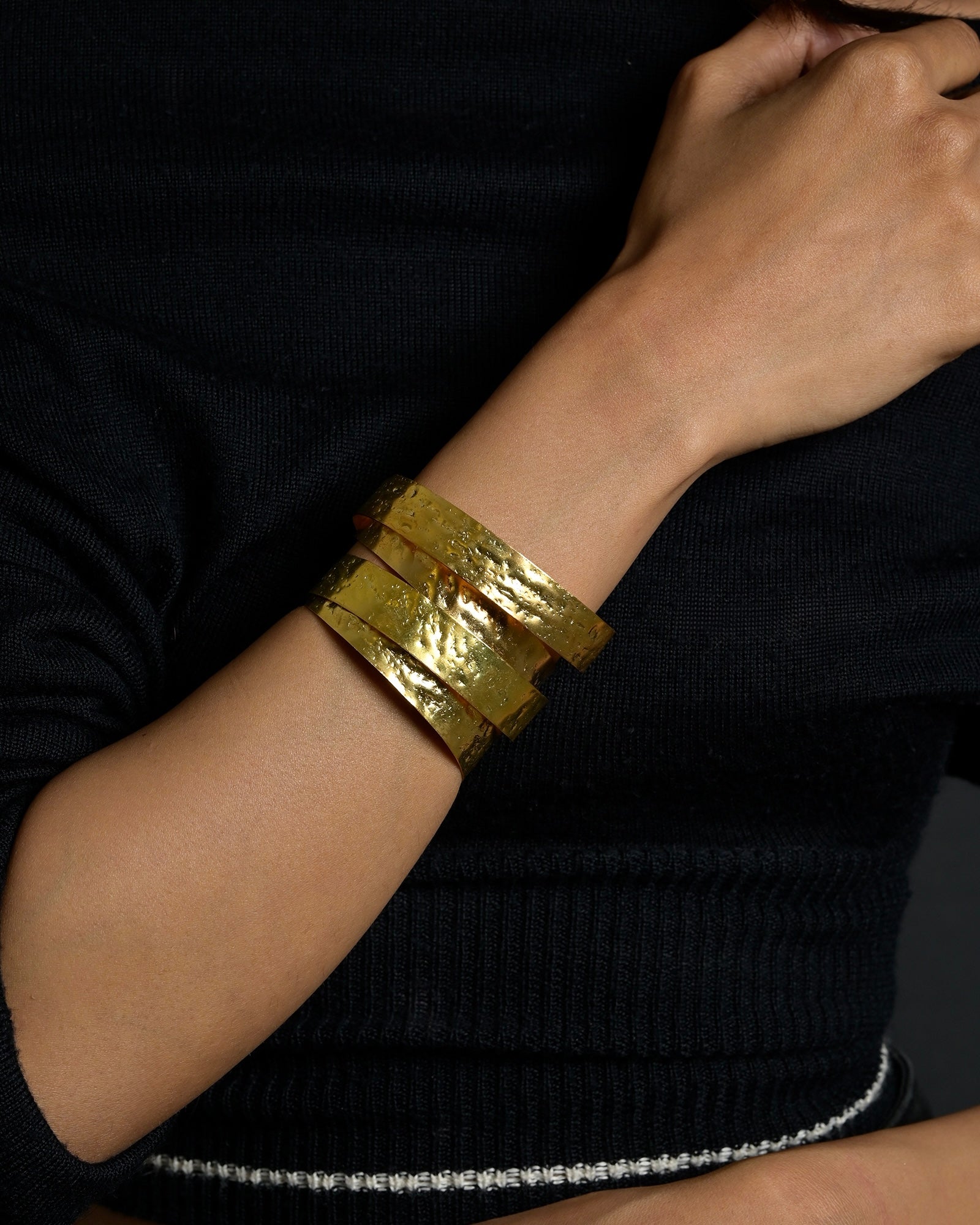 Epoque Gilded Cuff