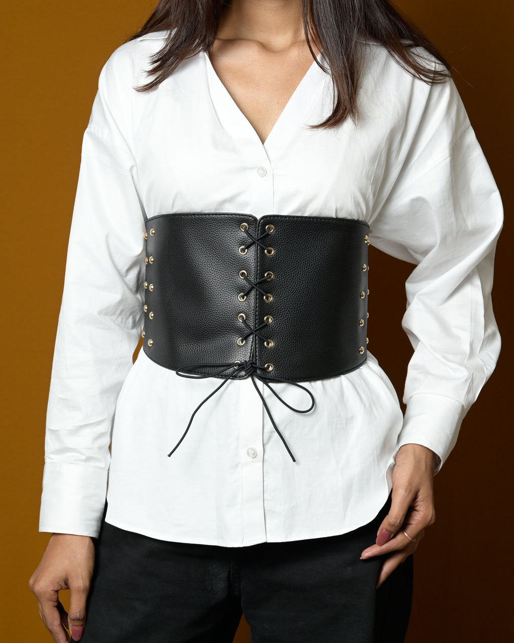 Lace-Up Corset Belt