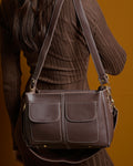 Mini Caro Tote Bag - Brown