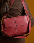 Mini Caro Tote Bag - Red