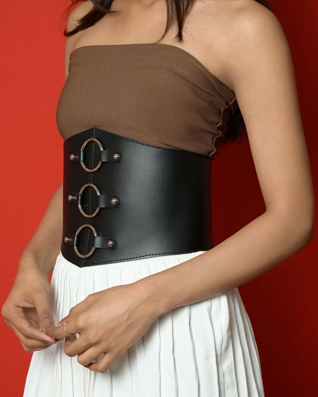 Ring Corset Waist Belt